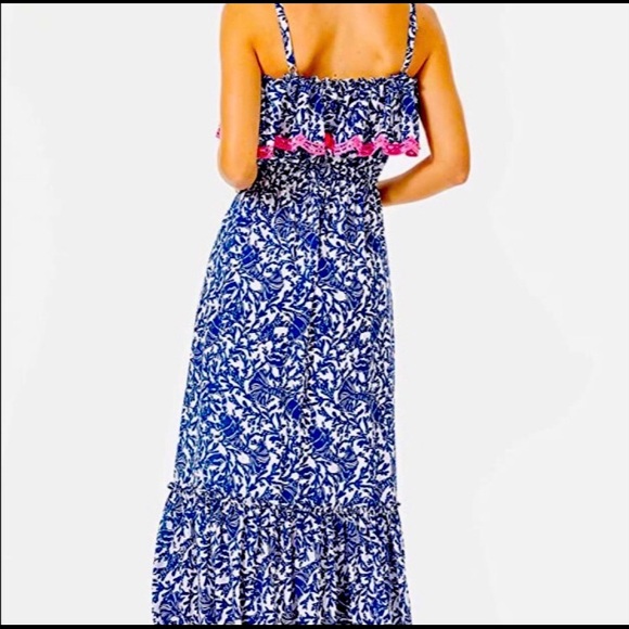 Lilly Pulitzer Aida Ruffle Maxi Dress - Picture 5 of 8